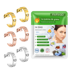 Fivfivgo™ - Aretes de desintoxicación de magnetoterapia de acupresión auditiva