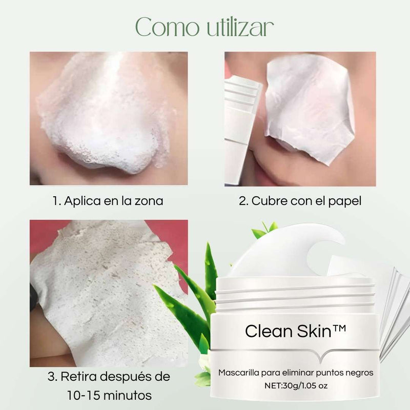 Clean Skin™ | Mascarilla de aloe para puntos negros