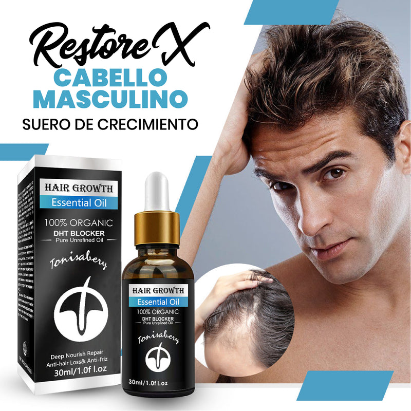 RestoreX™- Suero para el crecimiento del cabello para hombres